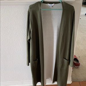 Long cardigan sweater